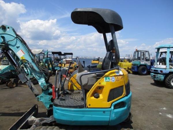 Mini escavadeira Kubota de 3 toneladas usada com válvula hidráulica de 5599 horas