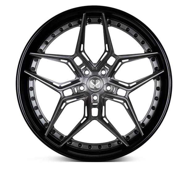 Автомобиль выкованный сплавом колеса 22 дюймов бочонка оправы 5x114.3 5x120 5x112 5x127 5x130