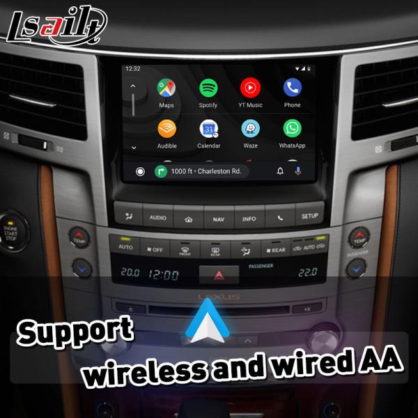 Interface Wireless Android Auto Carplay Lsailt para Lexus LX 570 LX570 2012-2015