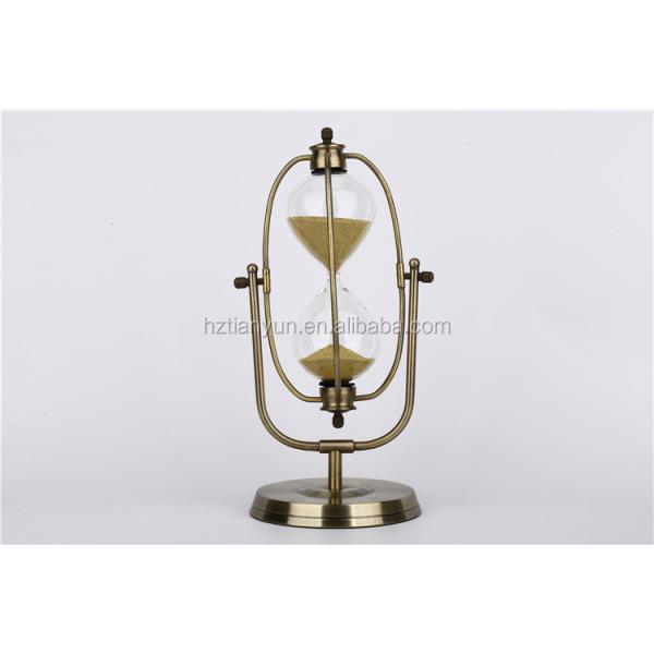 Надутая винтажная минута часов 5 песка часов - мельчайший стиль народного искусства 60
