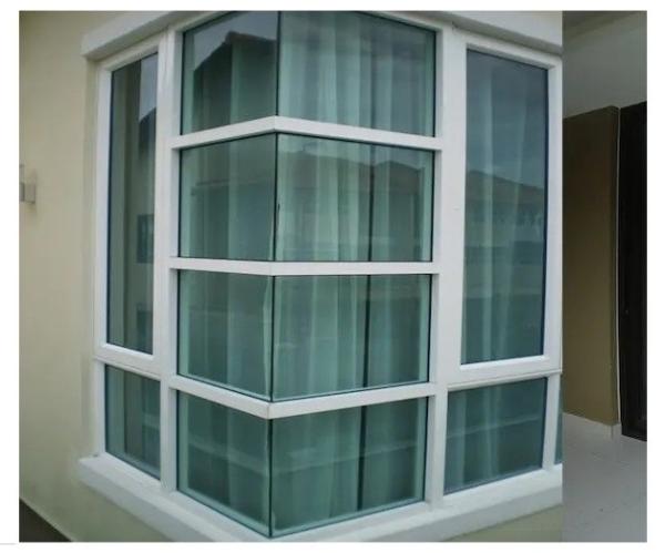 Customizable Aluminum Fixed Window Big Picture Triple Glazed Glass Windows