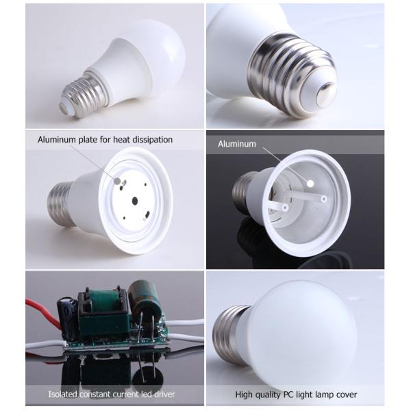 7W white high CRI led bulb lamp manufacture