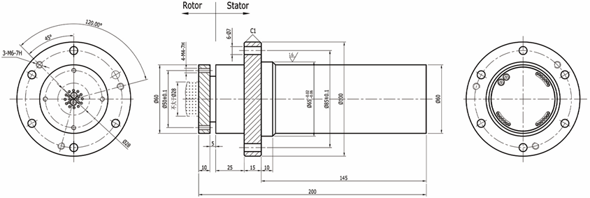 Robust / Durable Military Slip Ring 300rpm With Rigorous Testing Standards