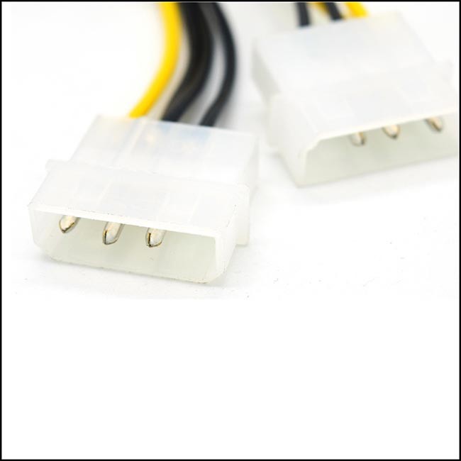 Удлинительный кабель 8PIN электропитания ПК ODM 20cm OEM для того чтобы удвоить большое соединение 4PIN