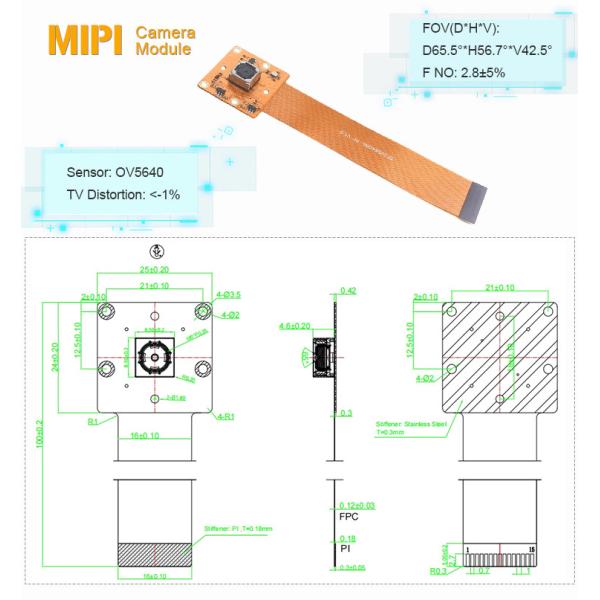 AF FF CMOS OV5640 Модуль камеры Raspberry Pi V2 5MP HD Mipi Cam Модуль