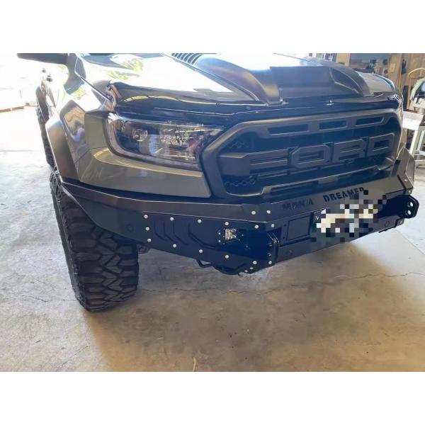 Black Q235 Ranger Raptor FORD Bull Bar 4x4 Steel Bumpers