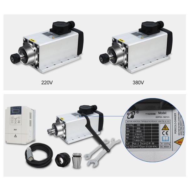 После обслуживания Онлайн поддержка 3,5 кВт ER20 воздушно-охлаждающий шпиндельный двигатель для гравировочной машины