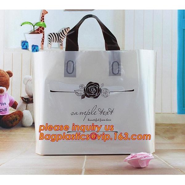 Wholesale reusable biodegradable luxury die d u cut handle cart non woven gift shopping bags with logo bagplastics bagea
