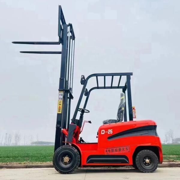 1 ton 1.5 ton 2 ton Electric Forklift Machine High Efficiency Battery Powered New Forklifts 4 Wheel Electric Forklift