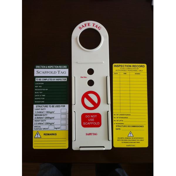 Scaffolding Safe Tag / Scaffolding Safety Products / Safety Tag