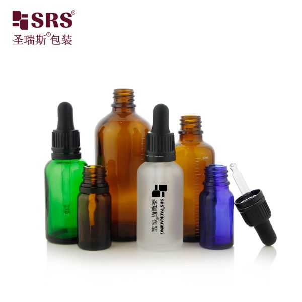 5ml 10ml 15ml 20ml 30ml 50ml 100ml Glass Dropper Bottle for Skincare Essential Oil with Tamper Evident