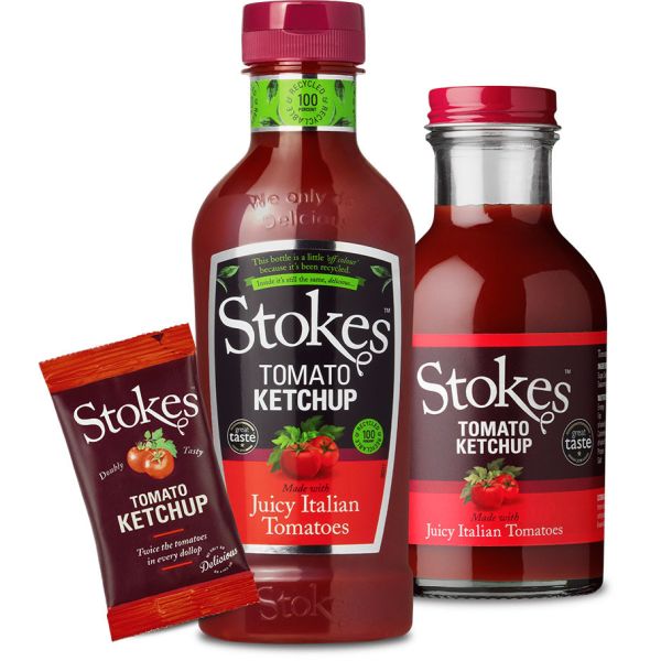 BOPP Tomato Ketchup Bottle Sticker Labels Waterproof digital Printing