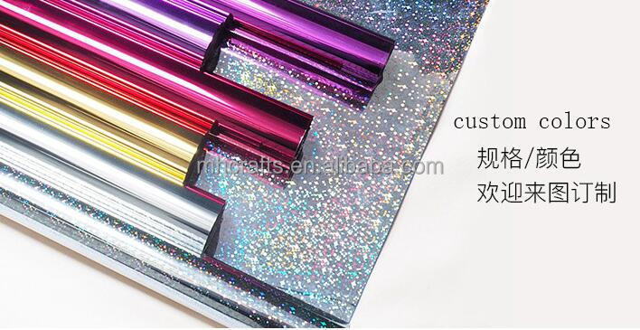 Wholesale Silver Gold Art Deco Plastic Acrylic Mirror Sheet 0.12mm Thick Unbreakable Flexible 100m Roll Wedding Stage Decoration