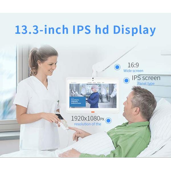 Белый планшет 250cd/m2 RK3288 RK3568 Signage цифров андроида 11 для докторов Офиса
