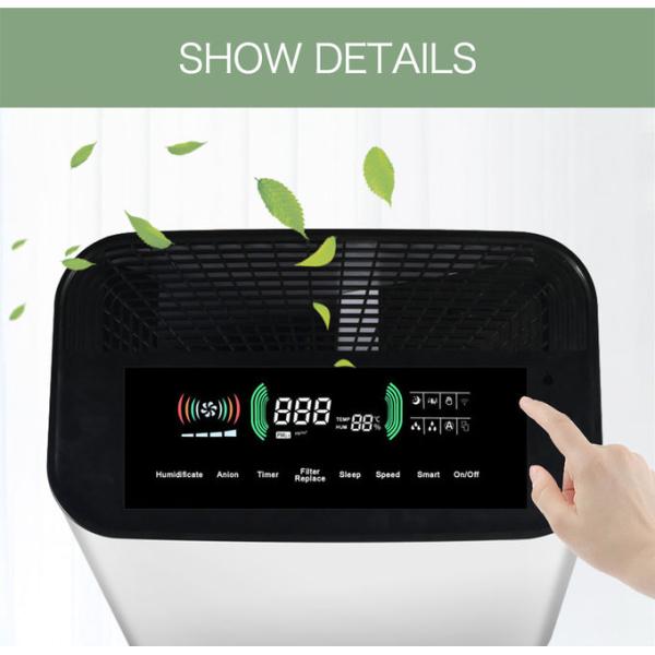 Energy Economical 86W HEPA Dust Desk Air Purifier Aluminum Mesh