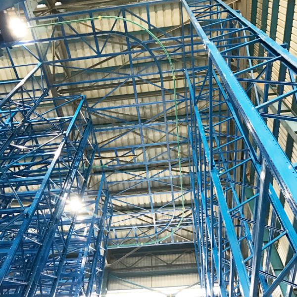 U-Turn Stacker Crane Curve Rail Type S/R Machine ASRS Automatic Storage And Retrieval System