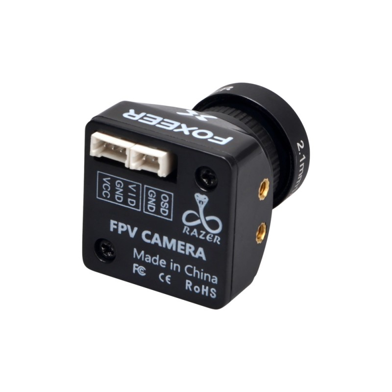 Foxeer Mini Standard Razer FPV Camera Plastic PAL NTSC Switchable HD 2.1mm Lens Low Latency for RC Drone Accessories