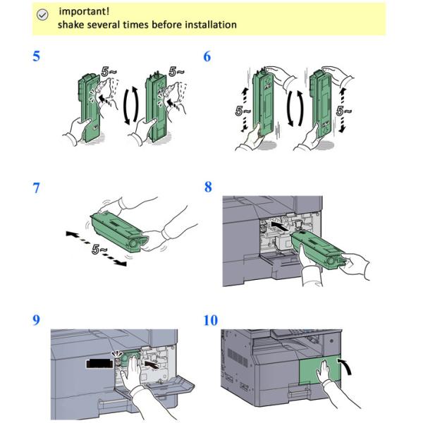 Cartucho de tonalizador preto TK420 de Kyocera Ecosys das páginas do rendimento 15000 para as impressoras KM2550