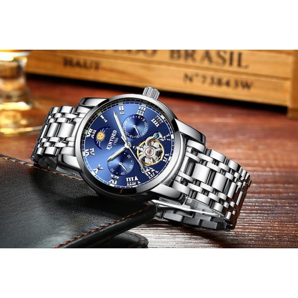 KINYUED Fashion Classic Brand Luxury Watch Automatic Mechanical Watch For Men Business Wrist Watch