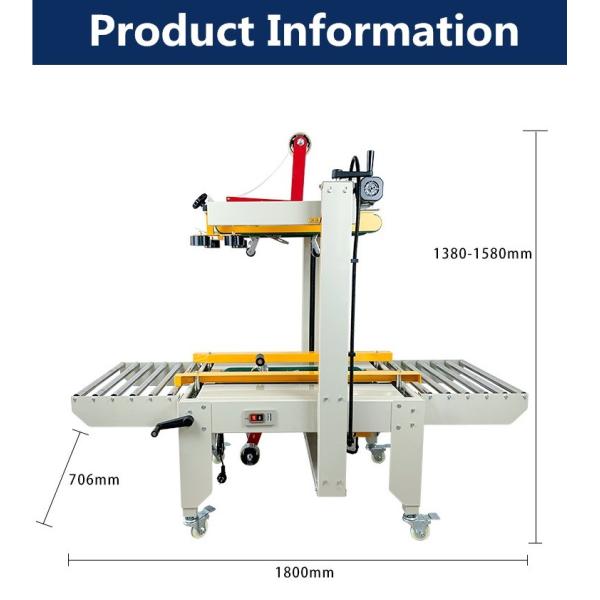 Semi-automatic FXC-6050 Case Box Taper Sealer Packing Taping Carton Sealing Machine