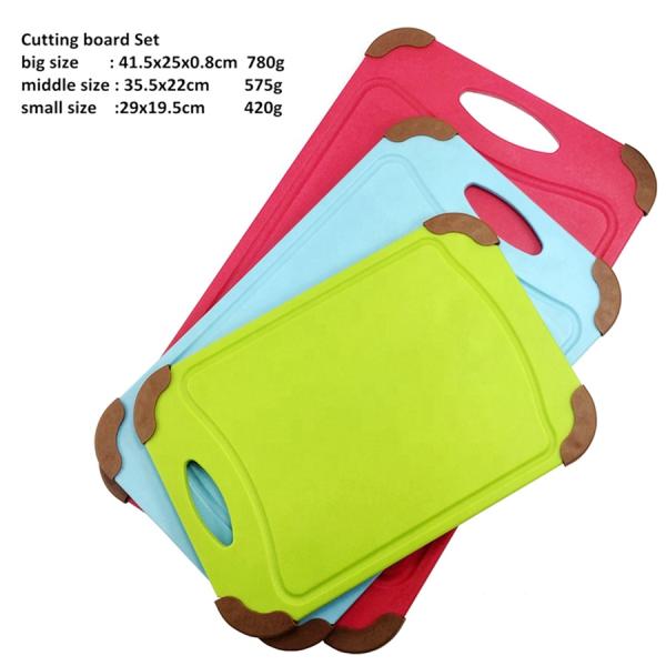 Plastic Cutting Board 8mm Thickness for Kitchen Chopping Vegetable Cutter Home Tools