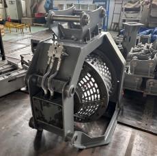 Excavator Attachment / Excavator Rotary Screening Bucket For CAT KOMATSU VOLVO SANY