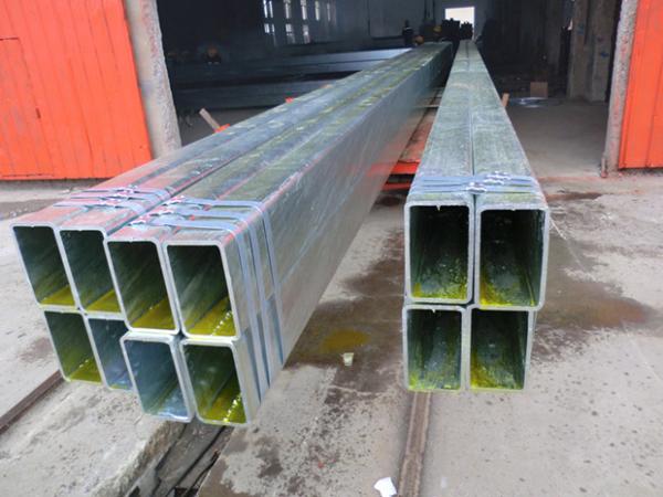 Q355 Low Alloy Galvanized Steel Square Pipes for Contructural Projects