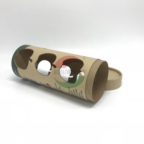 Tubo especial do papel do projeto que empacota com empacotamento de papel da janela/cartão