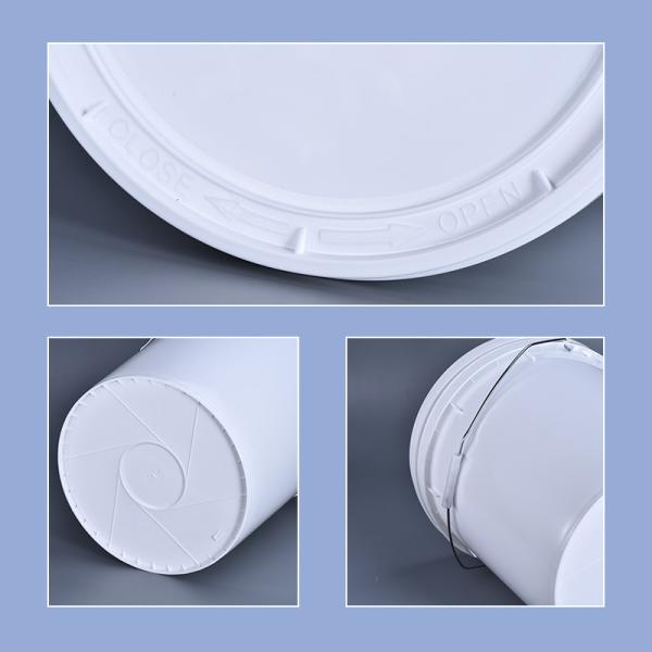 Sample Supplied as the Photo Food Grade 5 Gallon 20L Plastic Bucket With Screw Lid