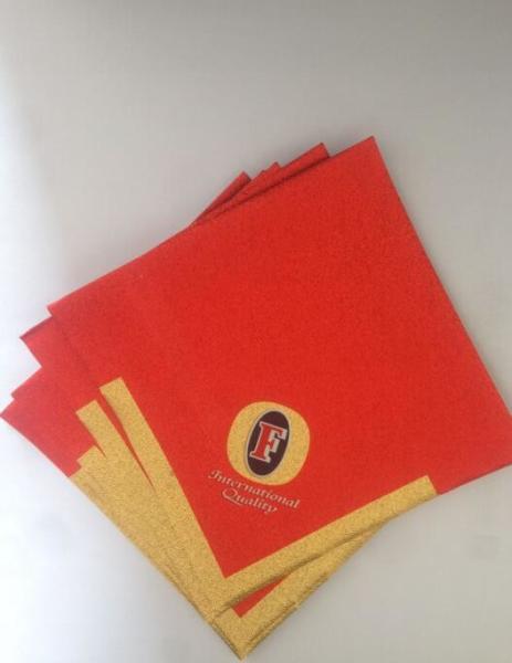Square red color aluminum foil beer neck label for india market  View larger image Professional beer bottle neck label ,
