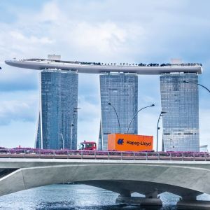 40HQ Container transport maritime de marchandises vers Singapour