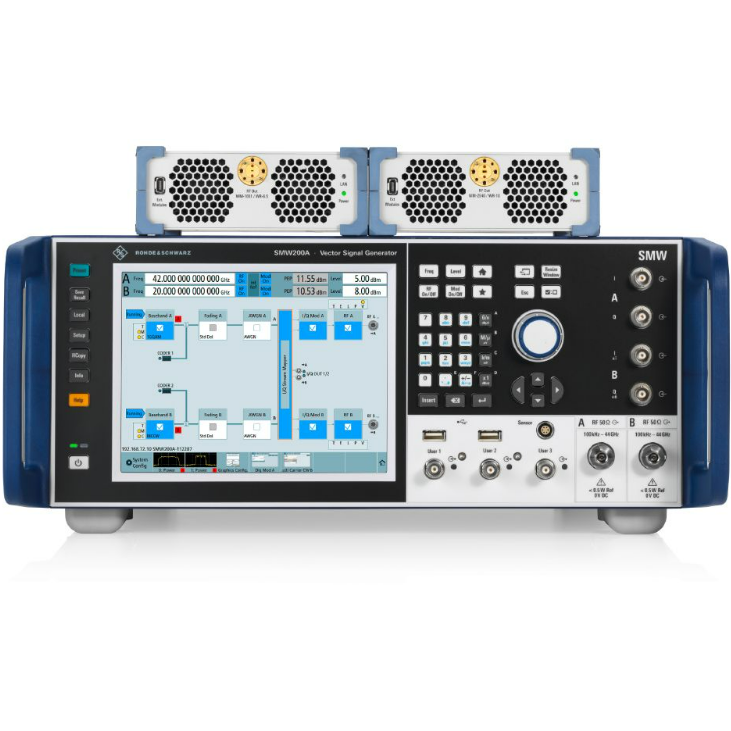 Rohde & Schwarz SMW200A Vector Signal Generator 100 kHz to 67 GHz with 2 GHz RF Modulation and MIMO Support