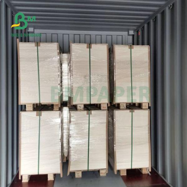 Tablero a dos caras revestido Grey Back 350GSM 400GSM 450GSM de 42 pulgadas para las cajas de empaquetado