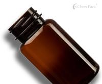 6.75 oz 200 ml de âmbar verde escuro Poliéster Produto de Saúde Embalagem de plástico Garrafa 38mm 38-400