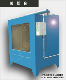 Завод покрытия порошка вешалки провода электростатический; Машина вешалки провода