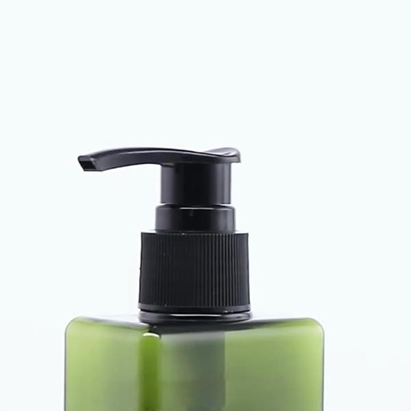 Custom 100ml Empty Bottles Flat Square Dropper Spray PET Cosmetic Jars
