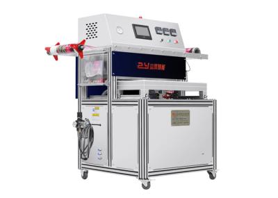 300 Pcs/H 3Kw Plastic Food Tray Sealing Machine For Meat