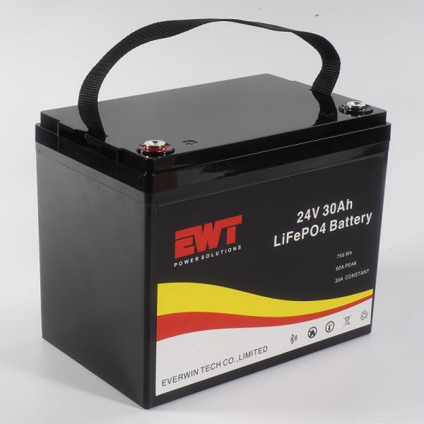 24V 30AH Lifepo4thium Bateria Pack Para Scooter Elétrico