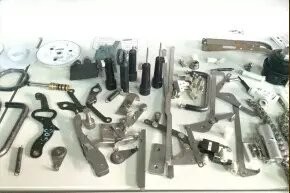 El alimentador de J7065972A SMT Samsung parte el piñón de SMN 8m m - color negro del eje