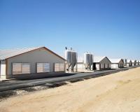 Facilité d'accès Les bâtiments d'équipements de fermes métalliques préfabriqués