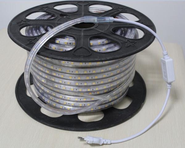 SMD5050 220V resistente à água IP65 LED neon flexível faixa verde