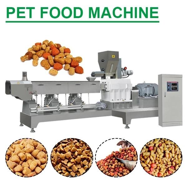 alta velocidade de 0.6mm 34KW Cat Dog Food Production Line 12.5*0.6*0.8m