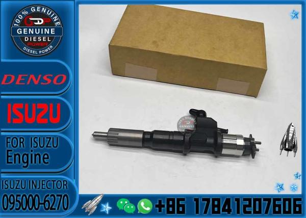 Injetor de combustível diesel injetor de carris comuns 095000-6300 095000-6270 1153004361 8-976102544 para KOMATSU
