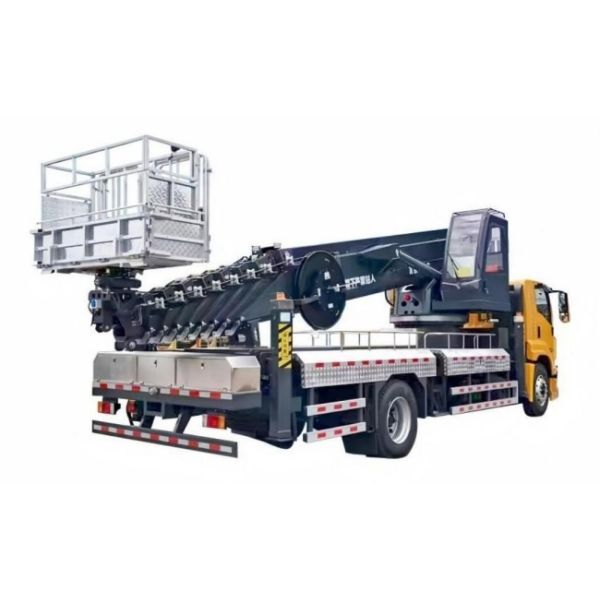 60m Cherry Picker Mounted Scissor Mobile Mast Aerial Lift Work Platform Truck