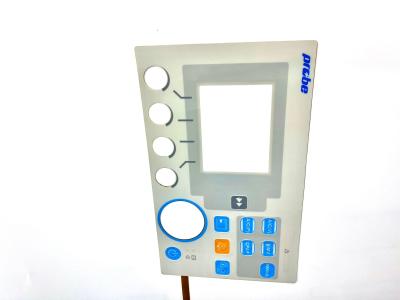 Thermallyformed Polyester One Button Membrane Switch For Test Device