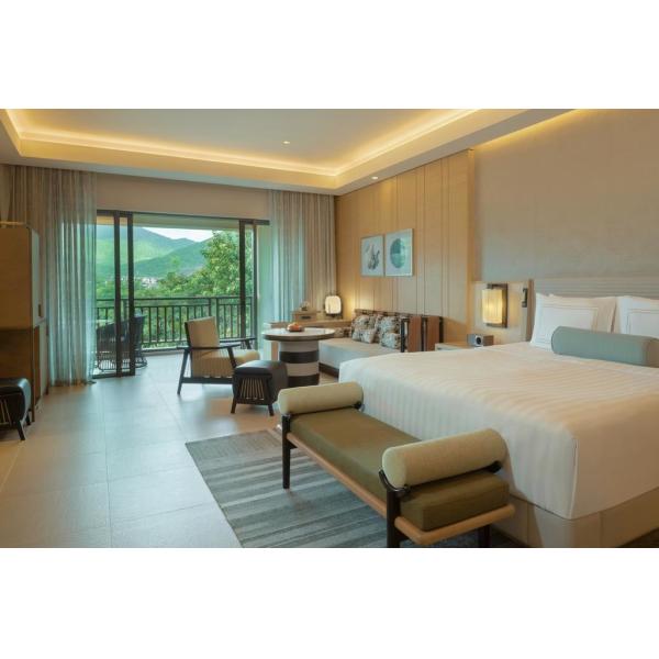 The Ritz Carlton Hotel Group Design Avocado Green Hue Retro Romantic Theme PU leather Upholstery