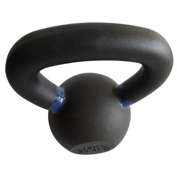 Power Coated Gym Equipment Kettlebells 5lb-80lb Size Cast Iron Material