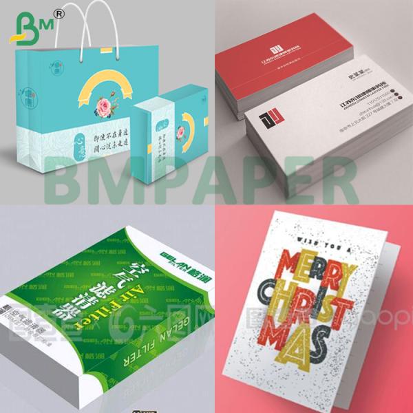 190gm 210gm Impresión Blanqueza Brillante de un lado recubierto de tarjetas de ampollas Stock para tarjetas de ampollas promocionales