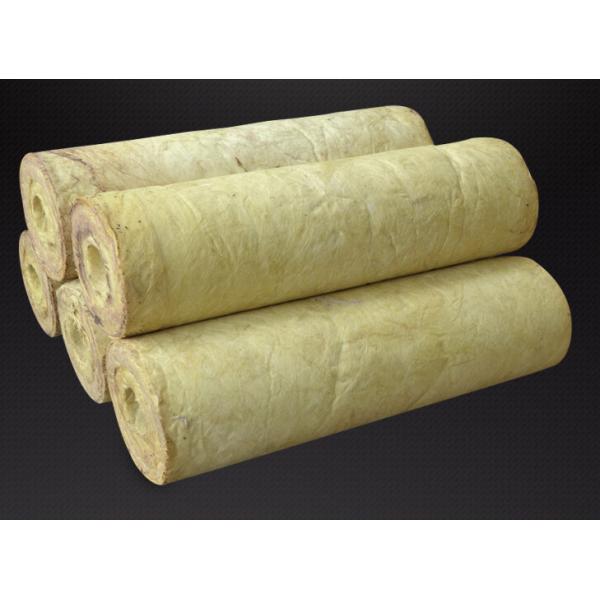 Light Weight Waterproof Fireproof Rockwool Tube Insulation Material 80mm