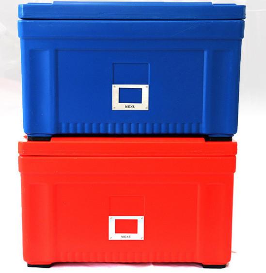 60L Insulated Food Transport Containers , Hot Cold Food Transport Boxes